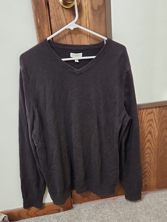 Sonoma Other - Sonoma V-Neck Sweater — Brown Charcoal